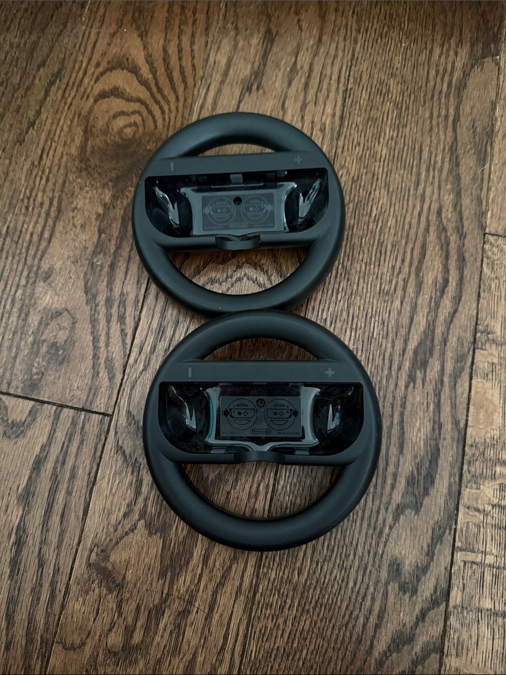 Black Racing Wheel Controller Grips for Video Game Consoles (Pair)